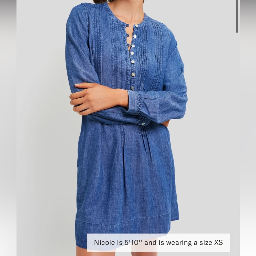 FAHERTY

Dark Rain Wash The Tried and True Long Sleeve Isha Dress